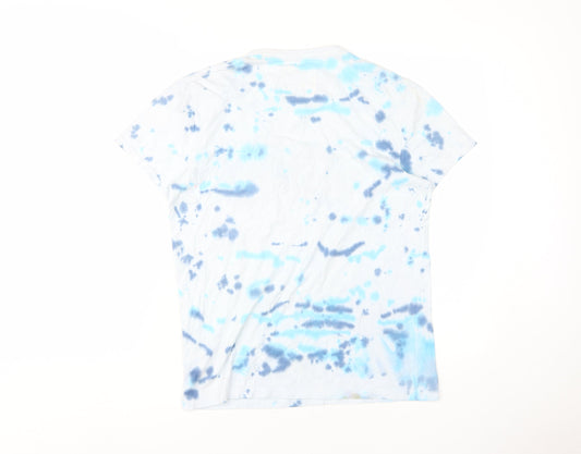 Hollister Men's Multicoloured Tie-Dye T-Shirt S