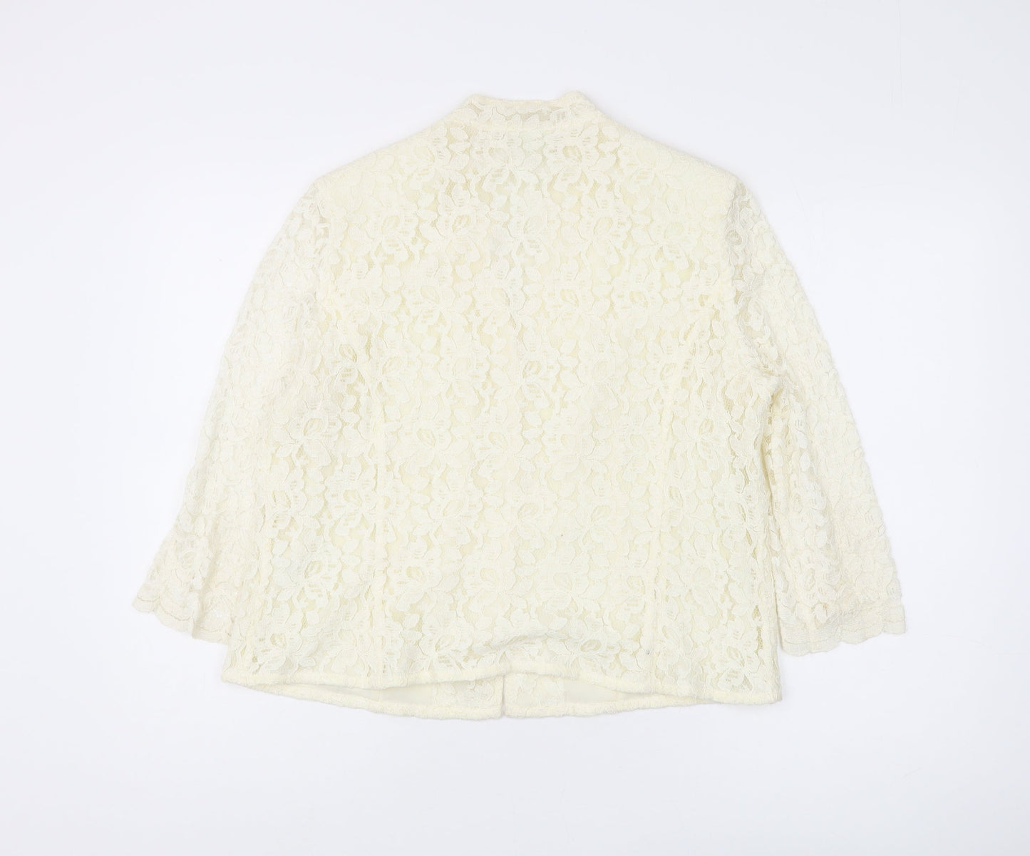 Eastex Women's Ivory Lace Blouse, Size 14