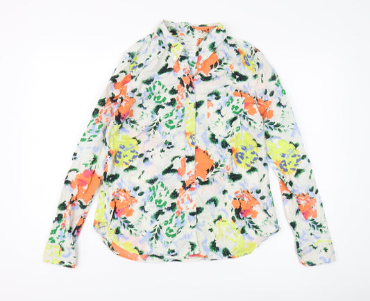 Gap Women's Multicoloured Floral Button-Up Shirt - S