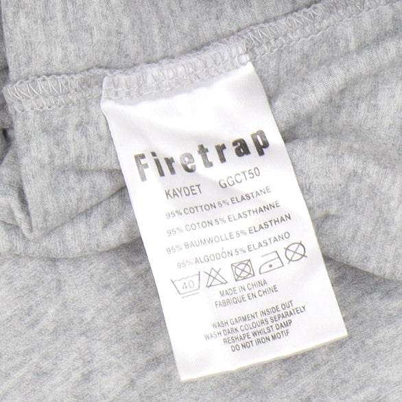 Firetrap Women's Grey Long Sleeve T-Shirt, Size S