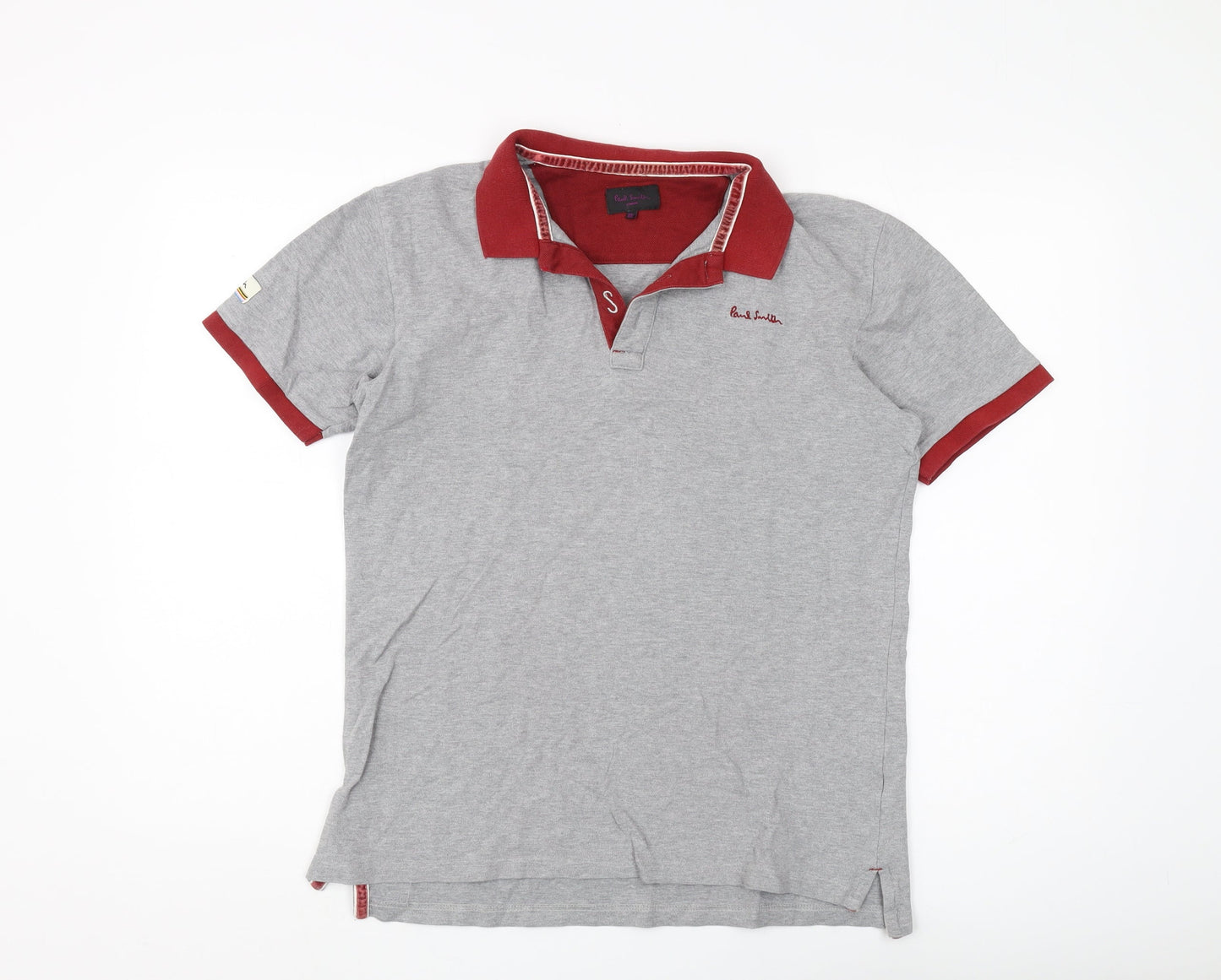 Paul Smith Men's Grey 2XL Cotton Polo Shirt