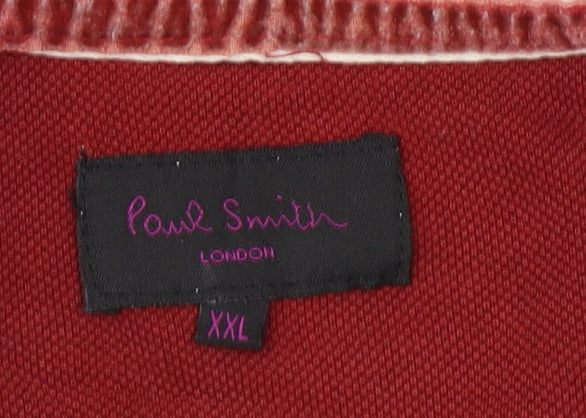Paul Smith Men's Grey 2XL Cotton Polo Shirt