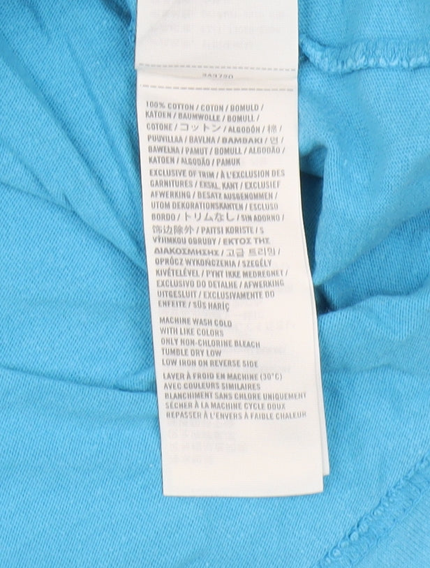 Hollister Men Blue V-Neck Short Sleeve T-Shirt S