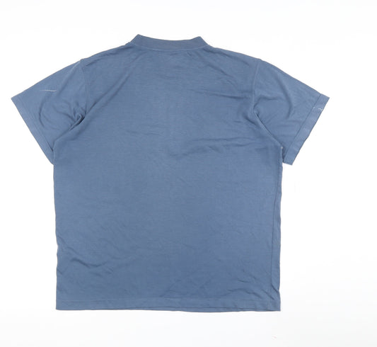 Head Men's Blue Striped T-Shirt Size S Crew Neck