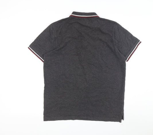 Pierre Cardin Men's Grey Polo M Regular Fit