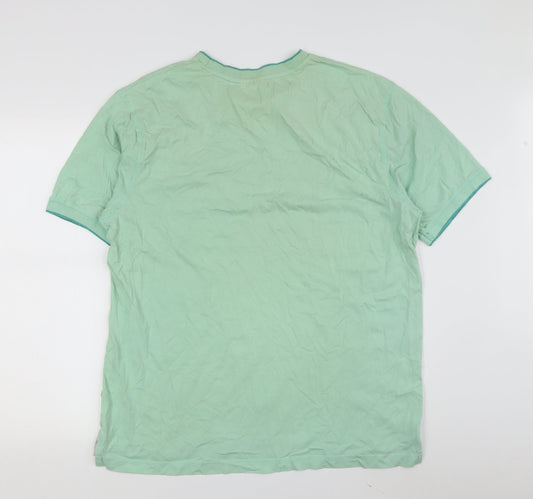 Slazenger Men's Green XL Crew Neck T-Shirt
