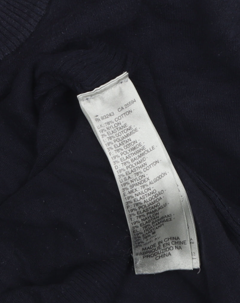 Diesel Men's XL Blue Cotton Blend Pullover Jumper