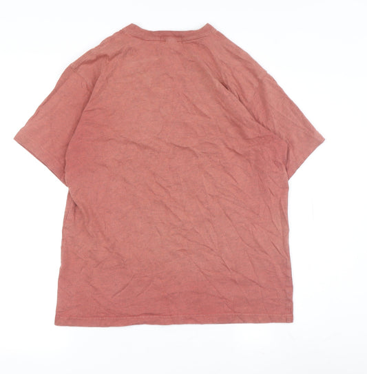 Gap Men's XS Red Crew Neck T-Shirt in Cotton