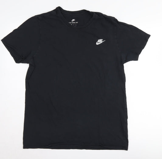 Mens UK Size S Nike Black Cotton T-Shirt