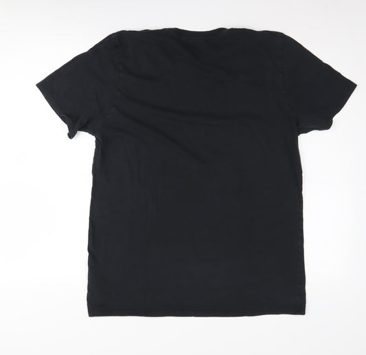Nike Men's Black Athletic T-Shirt, Size S