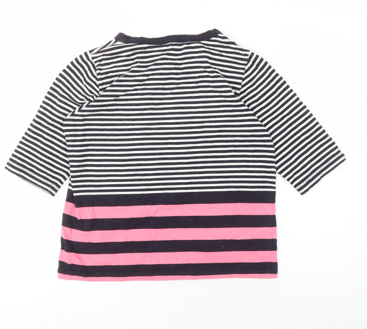 French Connection Women's Multicolour XS 3/4 Sleeve T-Shirt