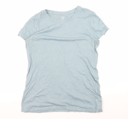 GAP Women's Blue Basic Tee M