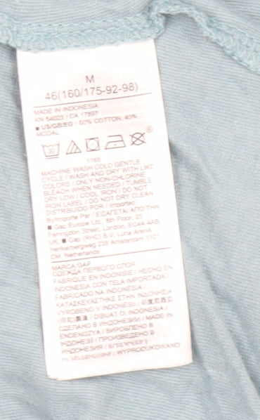 GAP Women's Blue Basic Tee M