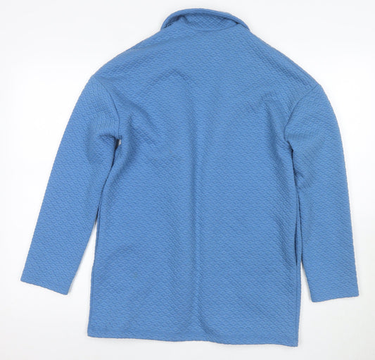 ASOS Women's Blue Jacket Size 8 Mid-Length