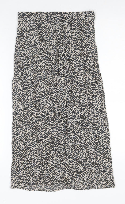 American Eagle Women's Beige Animal Print Skirt XS