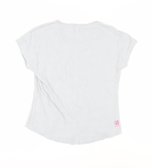 Dare2b Women's White V-Neck T-Shirt Size 12
