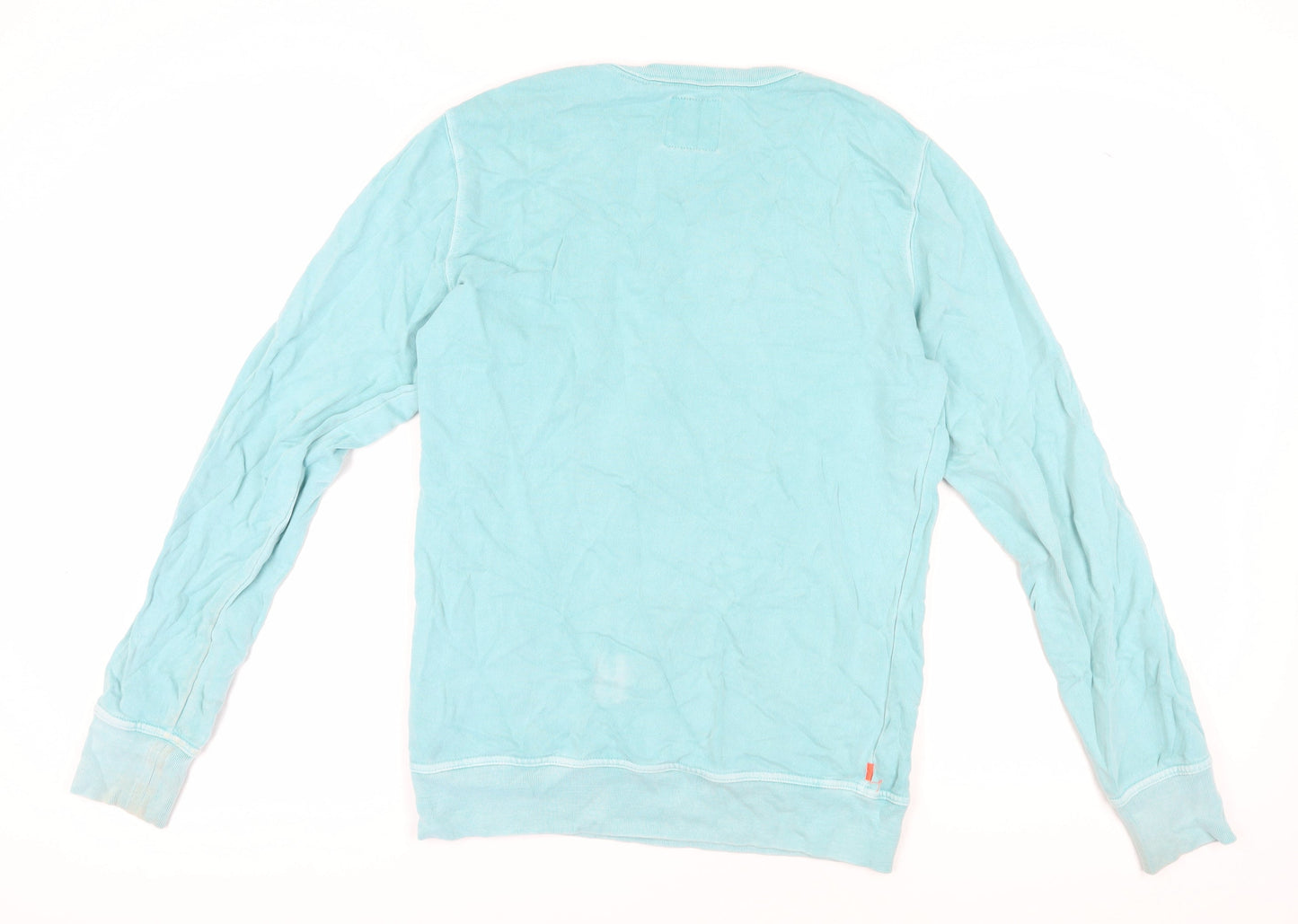 SuperDry Men's Blue Pullover Sweatshirt - Small