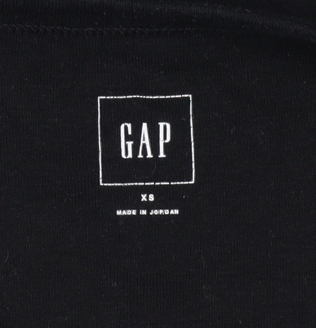 GAP Women's Black XS Basic Long Sleeve T-Shirt