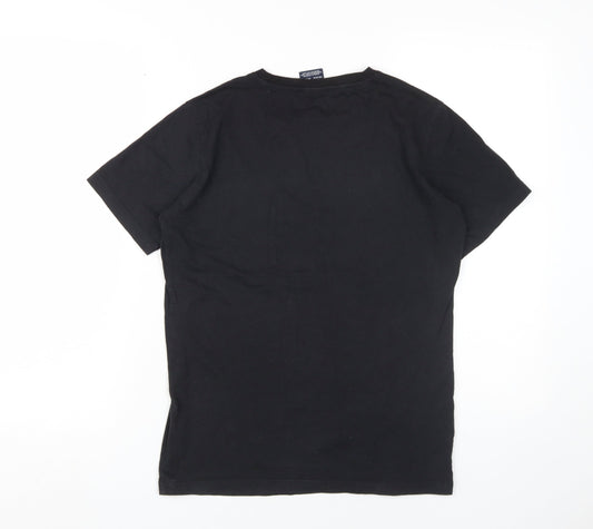 Champion Men's Black XL Crew Neck T-Shirt