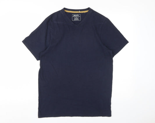 Mountain Warehouse Men's Blue V-Neck T-Shirt, S