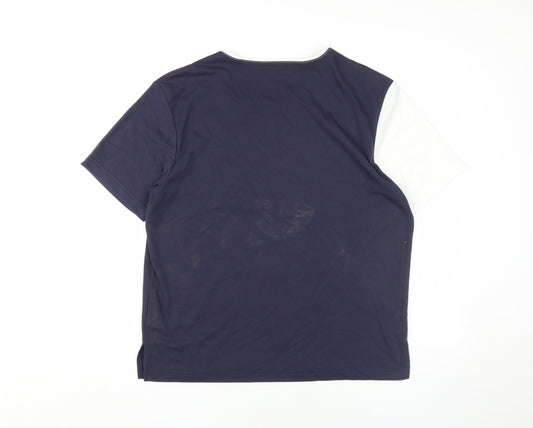 Womens UK Size M Poppy Multicoloured Polyester Blend T-Shirt