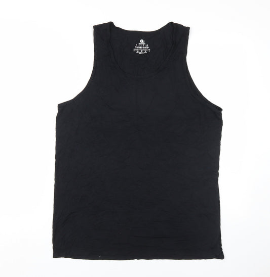 David Archy Black Tank Top L Unisex Adults Activewear