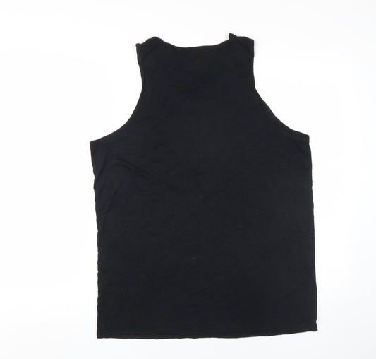 David Archy Black Tank Top L Unisex Adults Activewear