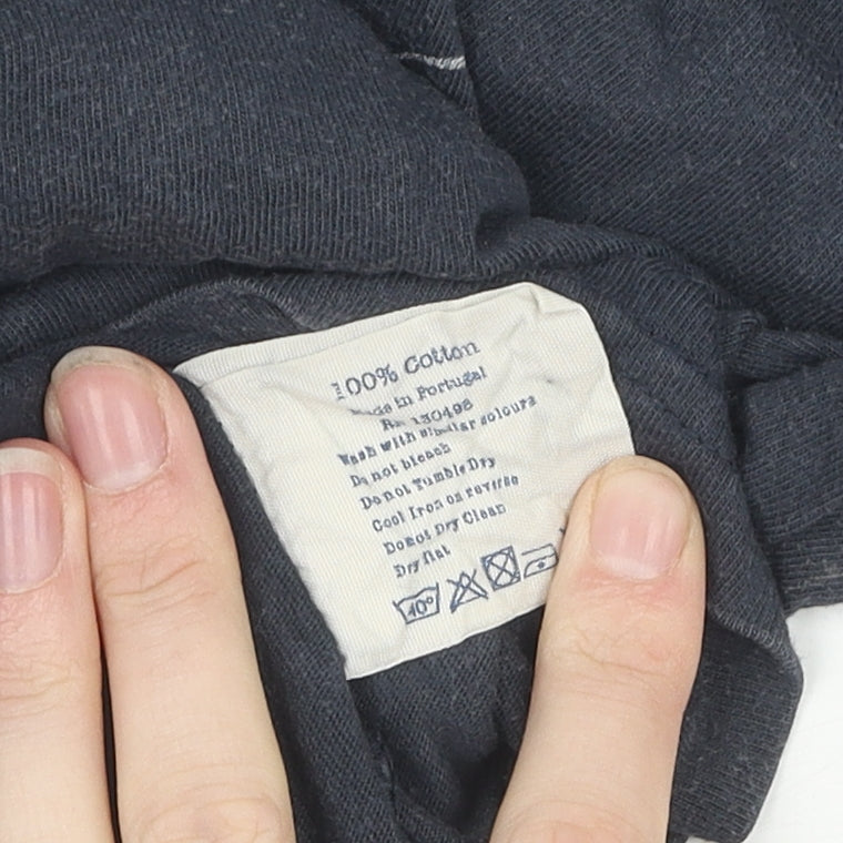 Mens UK Size XS Jack Wills Black Cotton T-Shirt