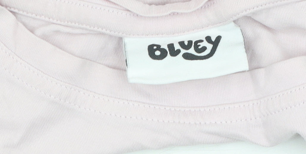 Additional view of George girls’ pink bluey graphic t-shirt, size 8-10, years
