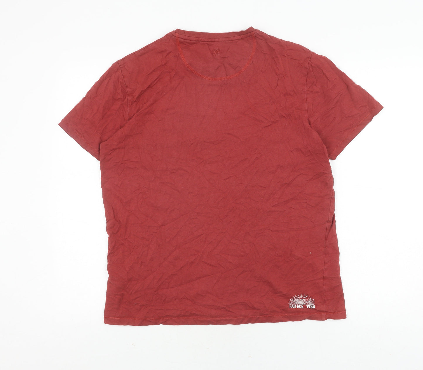 FatFace Men's Red Short Sleeve T-Shirt - M