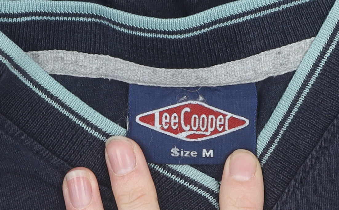 Additional view of Lee Cooper Men's Black V-Neck T-Shirt M