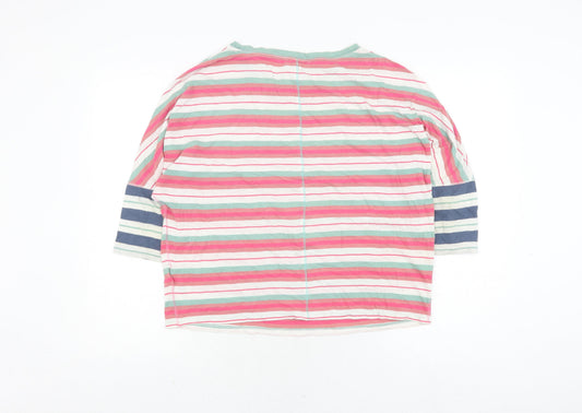 Womens UK Size 10 White Stuff Multicoloured Cotton T-Shirt