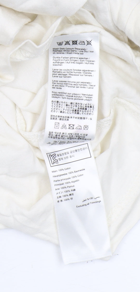 Joules Men's White Graphic Print Cotton T-Shirt S