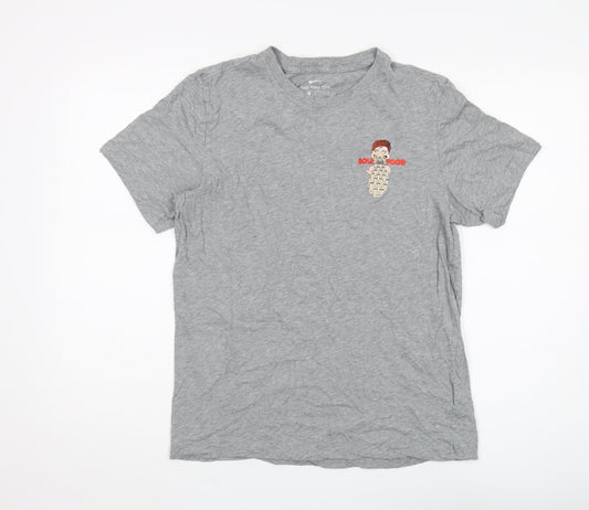Mens UK Size M Nike Grey Cotton T-Shirt