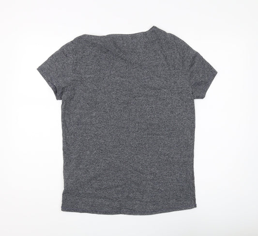 Tommy Hilfiger Men's Grey Short Sleeve T-Shirt M