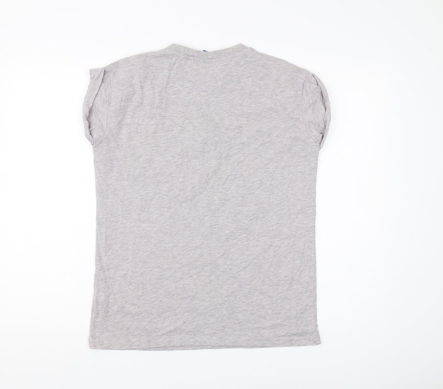 Superman Women's Grey T-Shirt, Size 10, Crew Neck Relaxed