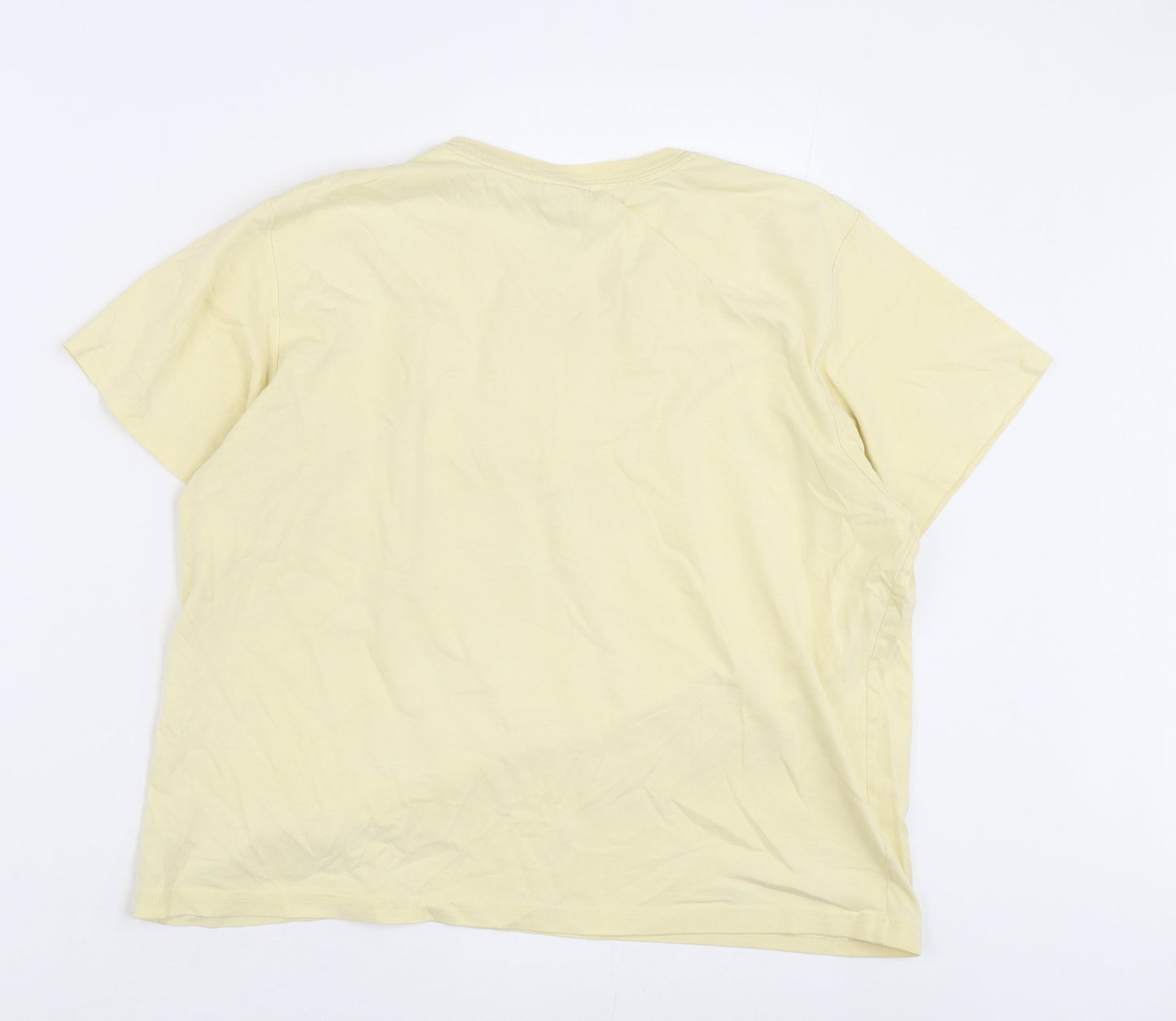 L.L. Bean Women's Beige M Basic Cotton T-Shirt