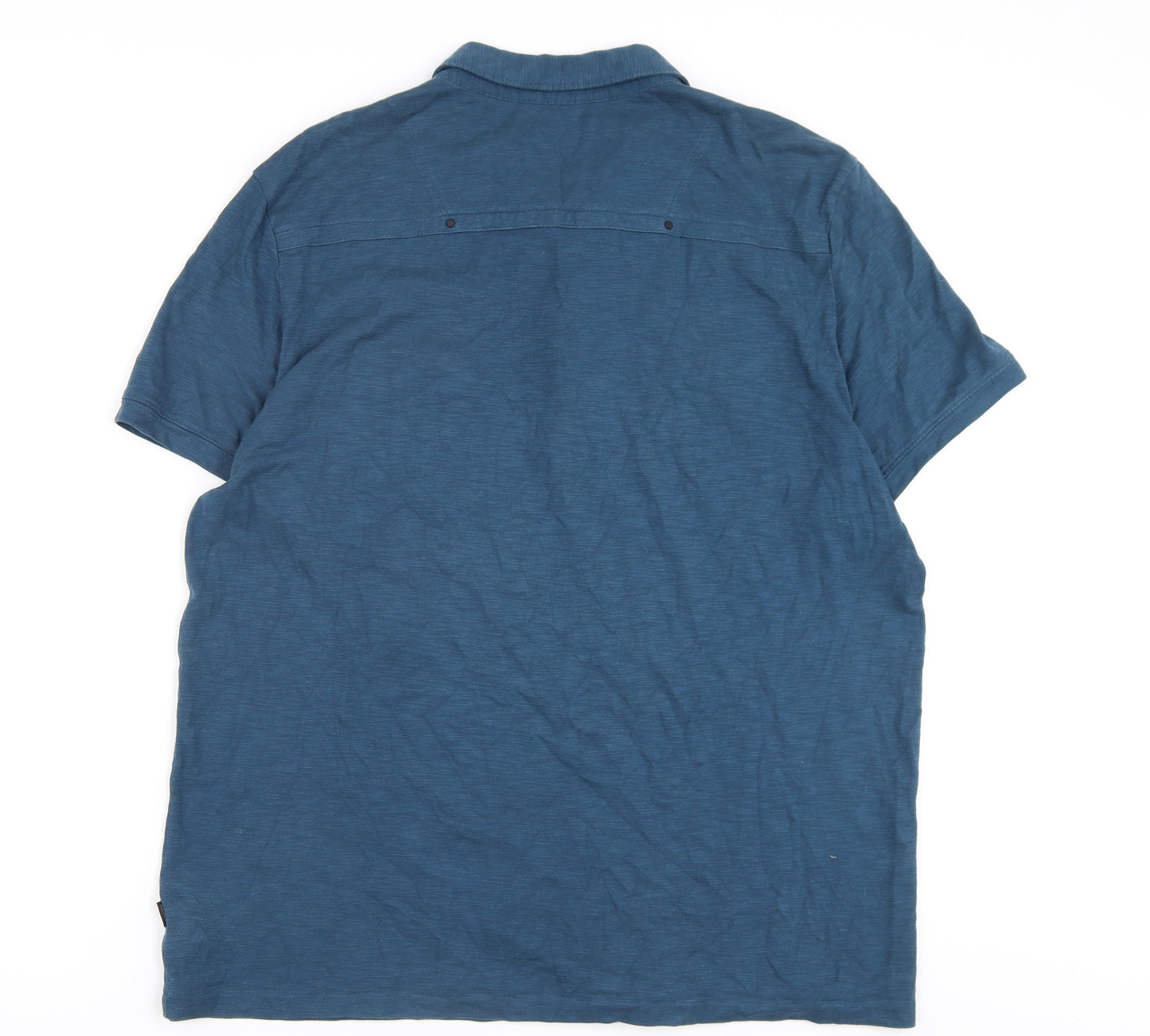 Calvin Klein Men's Blue XL Slim Fit Polo Shirt