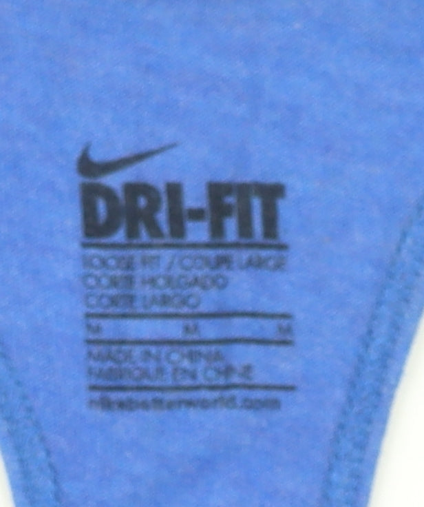 Nike Blue Sleeveless Tank for Unisex Adults - M