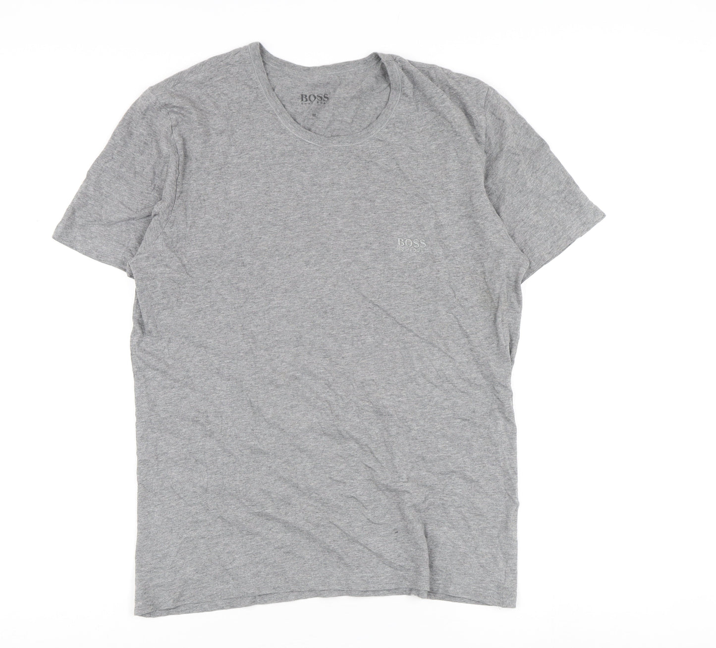 Hugo Boss Men's Grey Medium Crew Neck T-Shirt