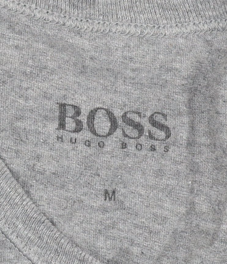 Hugo Boss Men's Grey Medium Crew Neck T-Shirt
