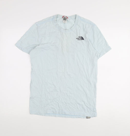 The North Face Unisex Blue Cotton T-Shirt Size S