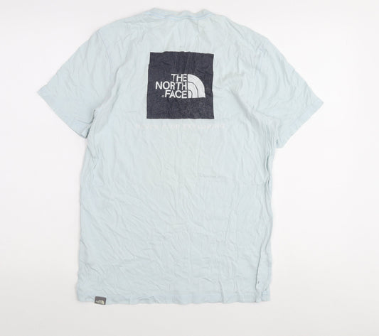 The North Face Unisex Blue Cotton T-Shirt Size S