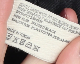 FatFace Women's Black Skinny Jeans Size 6 Slim Fit