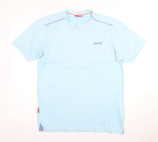 Slazenger Men's Blue Medium Crew Neck T-Shirt