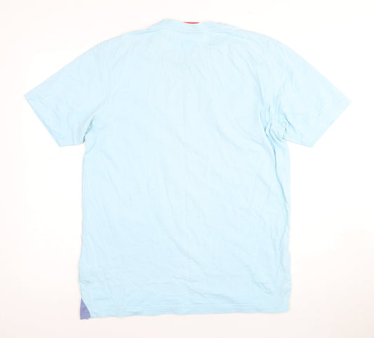 Slazenger Men's Blue Medium Crew Neck T-Shirt