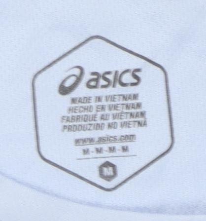 Asics Unisex Blue T-Shirt, Size 12, Jersey Style
