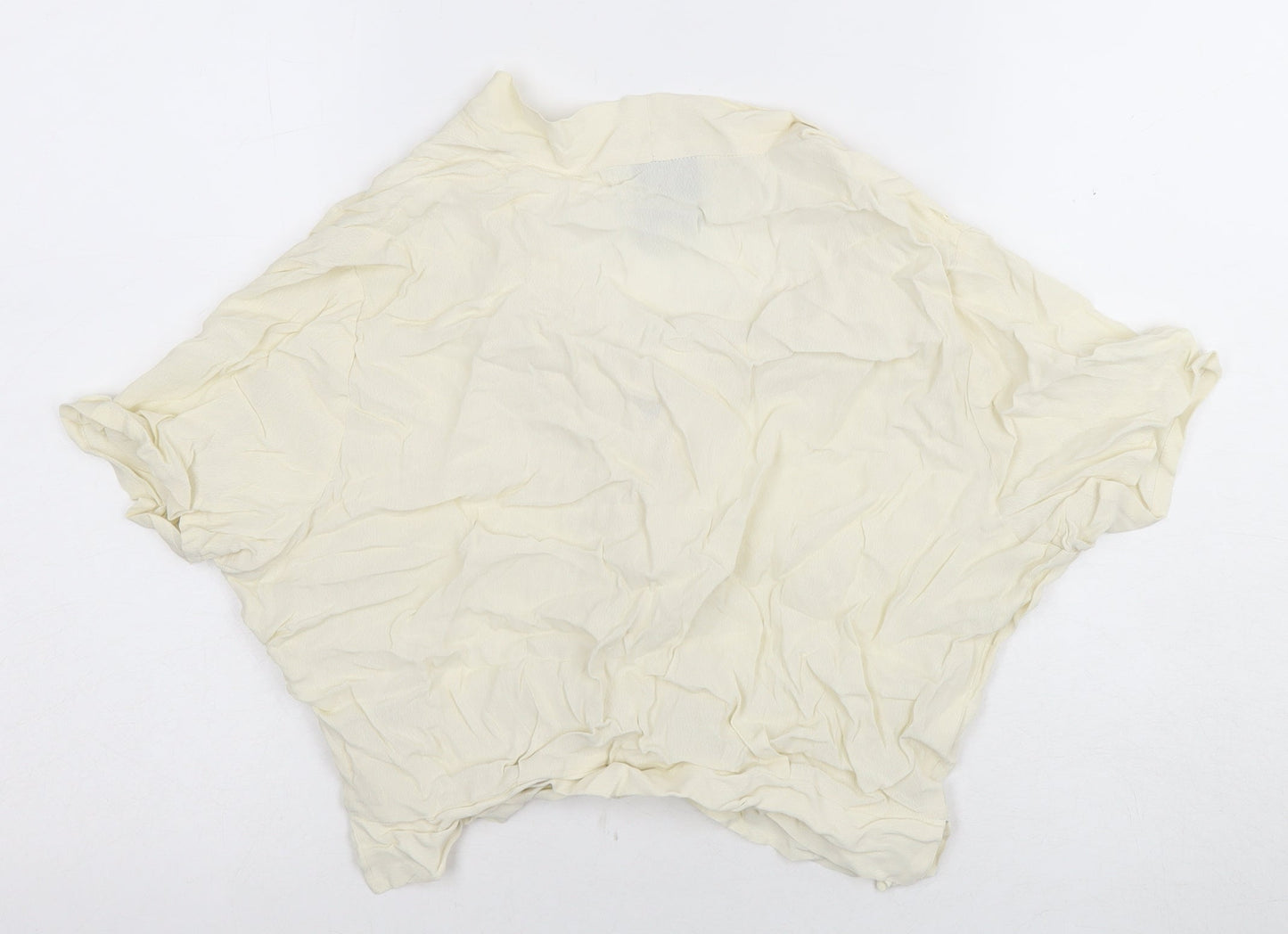 The Seamstress Women's Ivory Button-Up Blouse, Size 14
