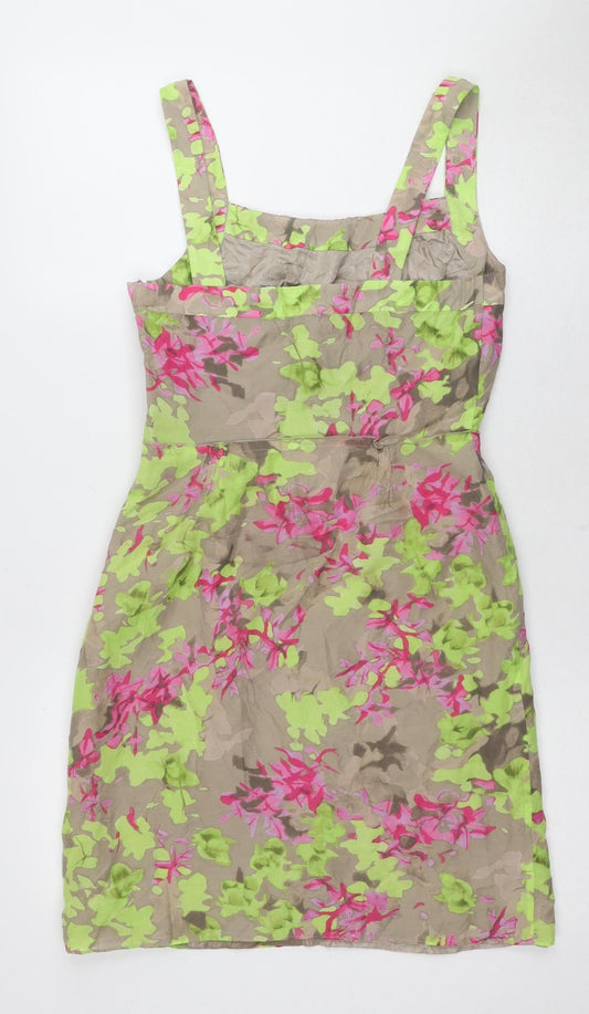 Banana Republic Women's Floral Dress Multicoloured Size 2