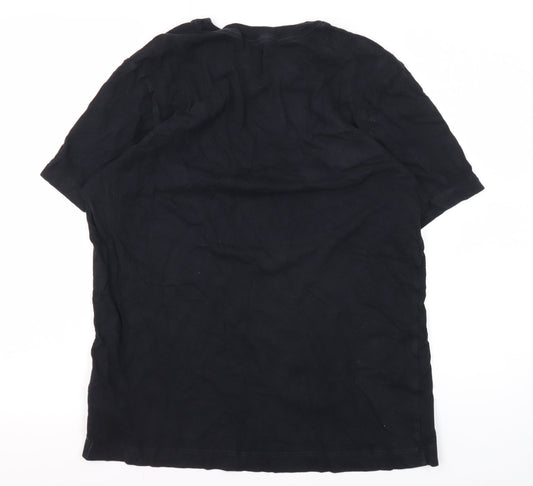 Nike Men's Black M Camouflage Logo T-Shirt